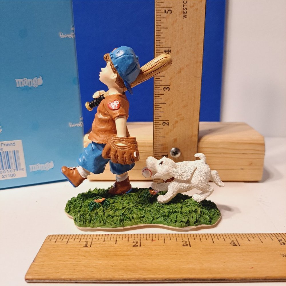 Pound Puppies A Boy's Best Friend Figurine Ceramic Mango Designs 2002